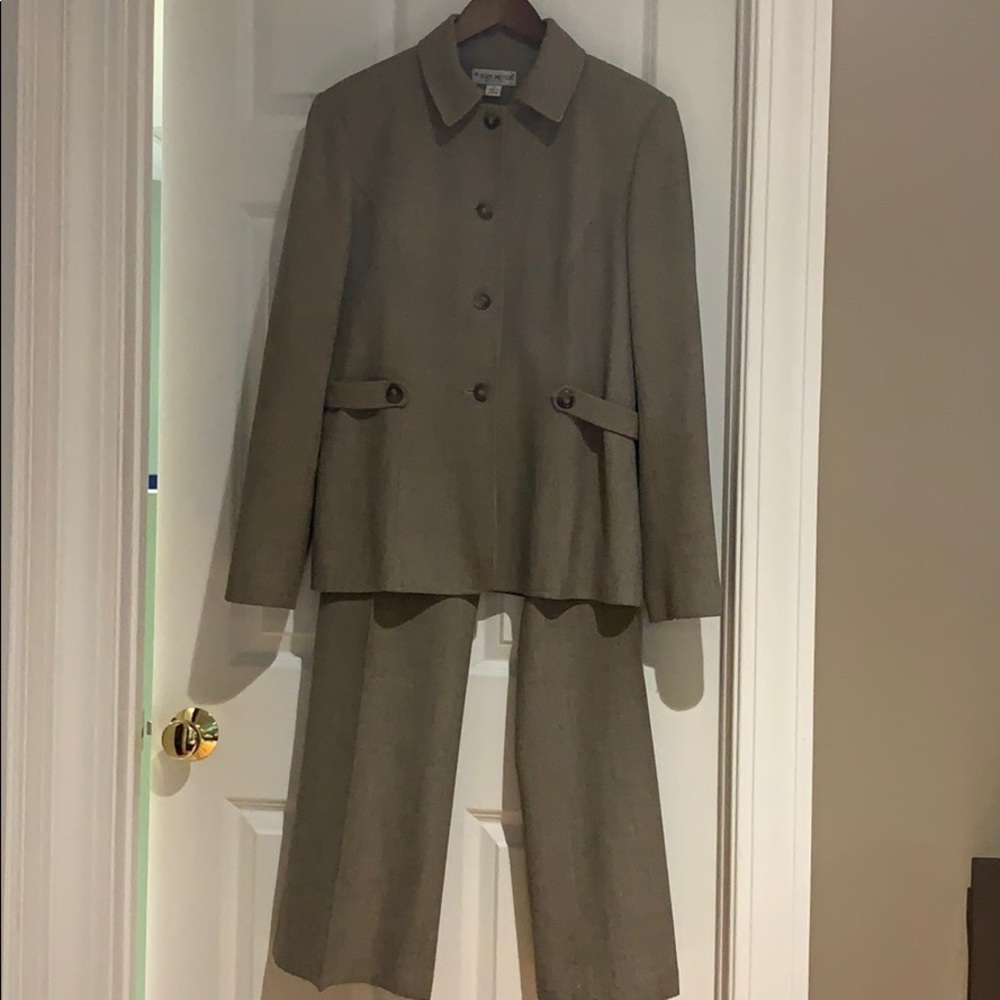 Interviewing?  Herring bone pants suit
